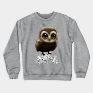 baby owl Crewneck Sweatshirt